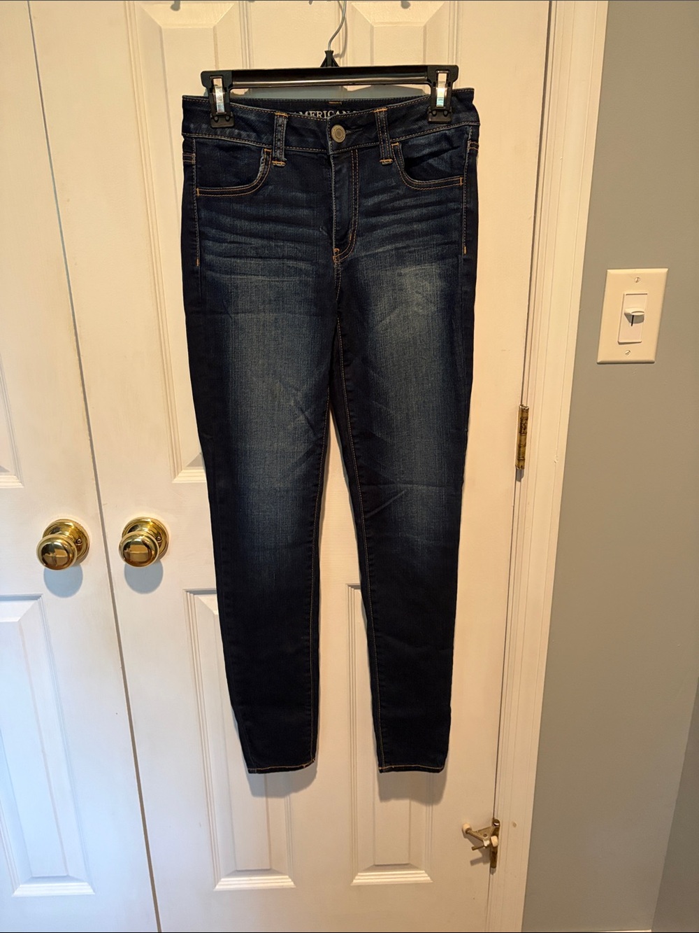 American Eagle Outfitters Dark Blue Skinny Jeans